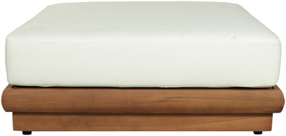 Mirella - Water Resistant Fabric Upholstered Outdoor Patio Modular Ottoman