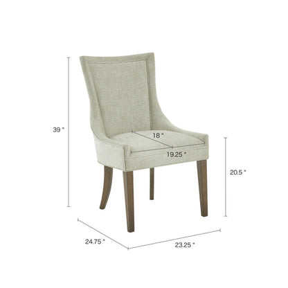 Ultra - Dining Side Chair With Chenille Upholstery (Set of 2)