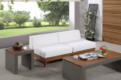 Rio - 2 Piece Modular Armless Sofa - Off White