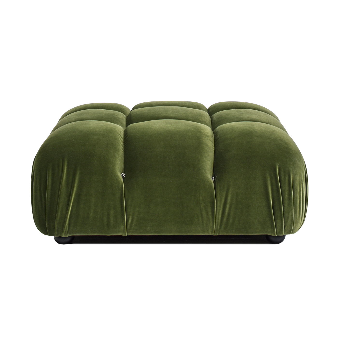 Marcel - Bubble Modular Modern Cocktail Ottoman - Olive Green