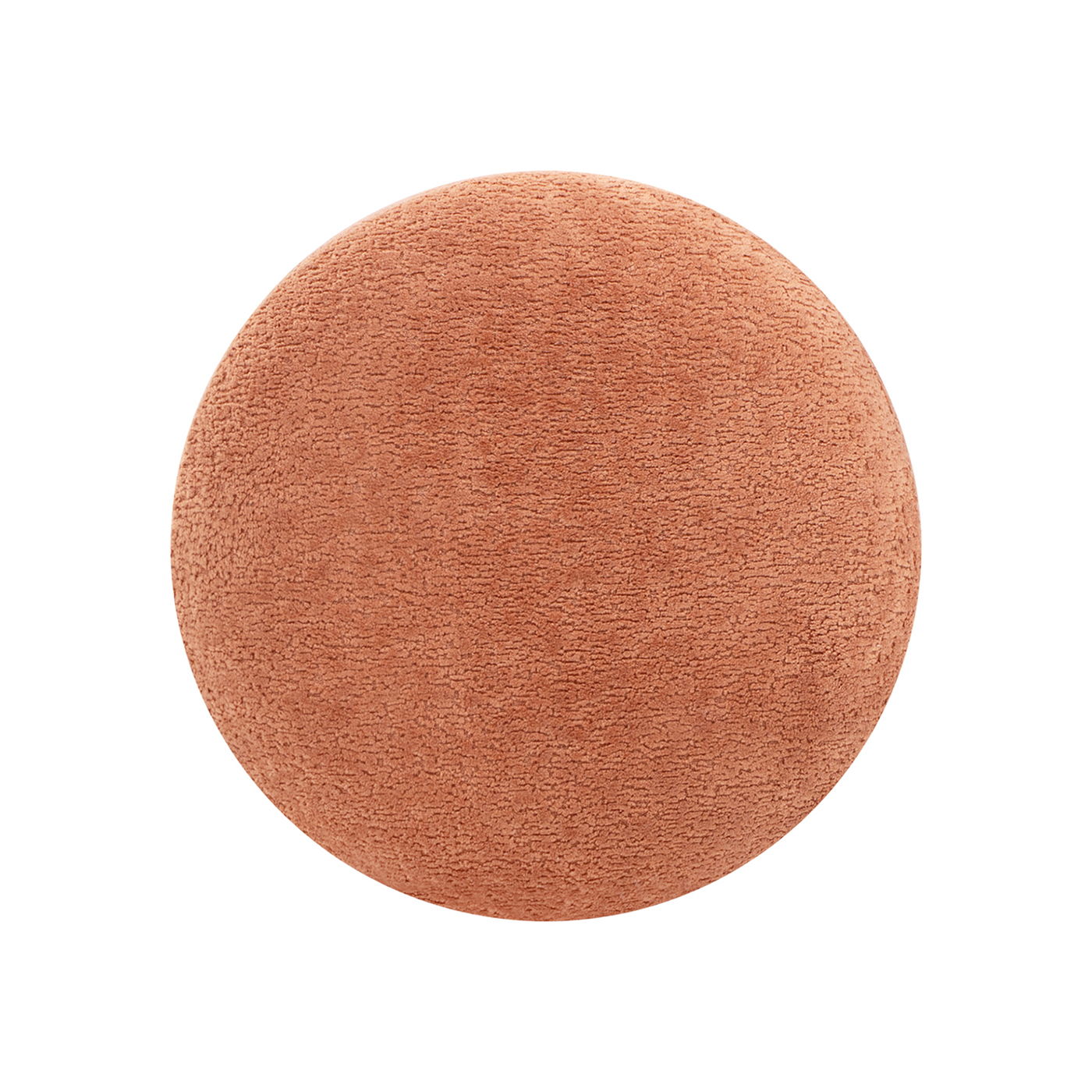 Fuji - Mushroom Footstool Ottoman - Spice Orange