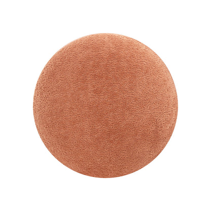 Fuji - Mushroom Footstool Ottoman - Spice Orange