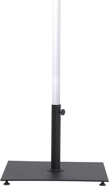 Amalfi - Aluminum Patio Umbrella - Black Base / White Pole