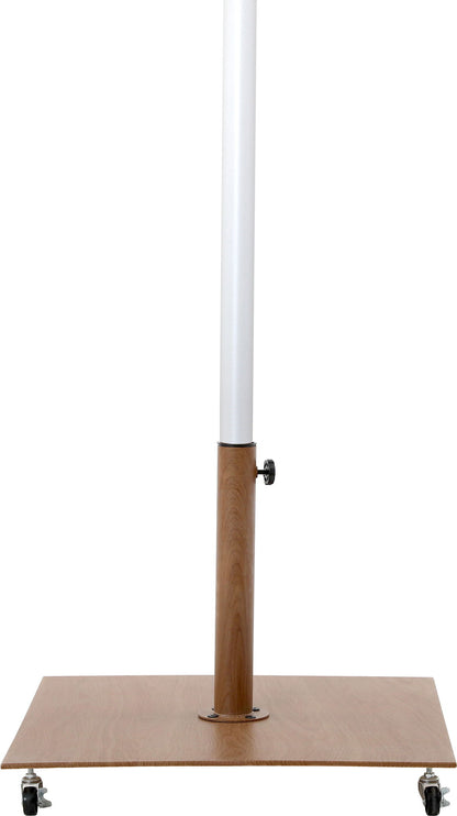 Amalfi - Aluminum Patio Umbrella - Light Brown Base / White Pole