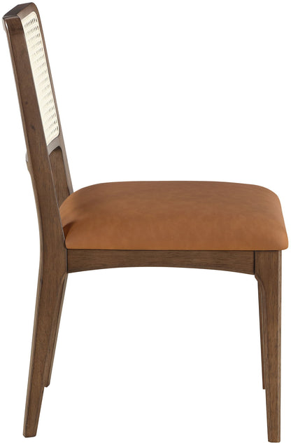 Atrium - Upholstered Seat Dining Chair With Brushed Brown Base (Set of 2)