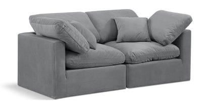 Indulge - Velvet 2 Seat Modular Sofa