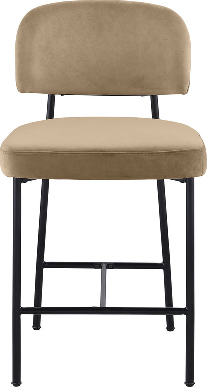 Zarelle - Performance Fabric Upholstered Counter Stool (Set of 2)