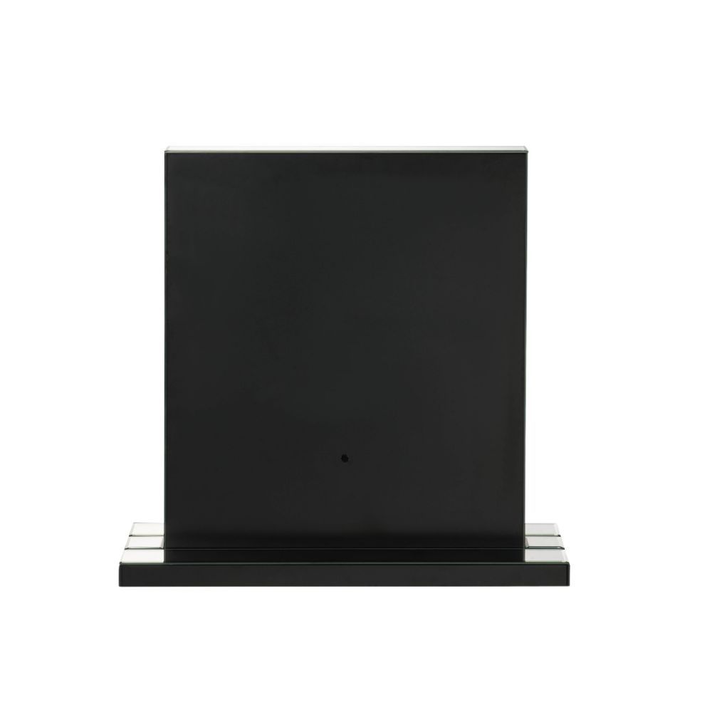 Noralie - 23" Accent Mirror With LED - Mirrored & Faux Diamonds