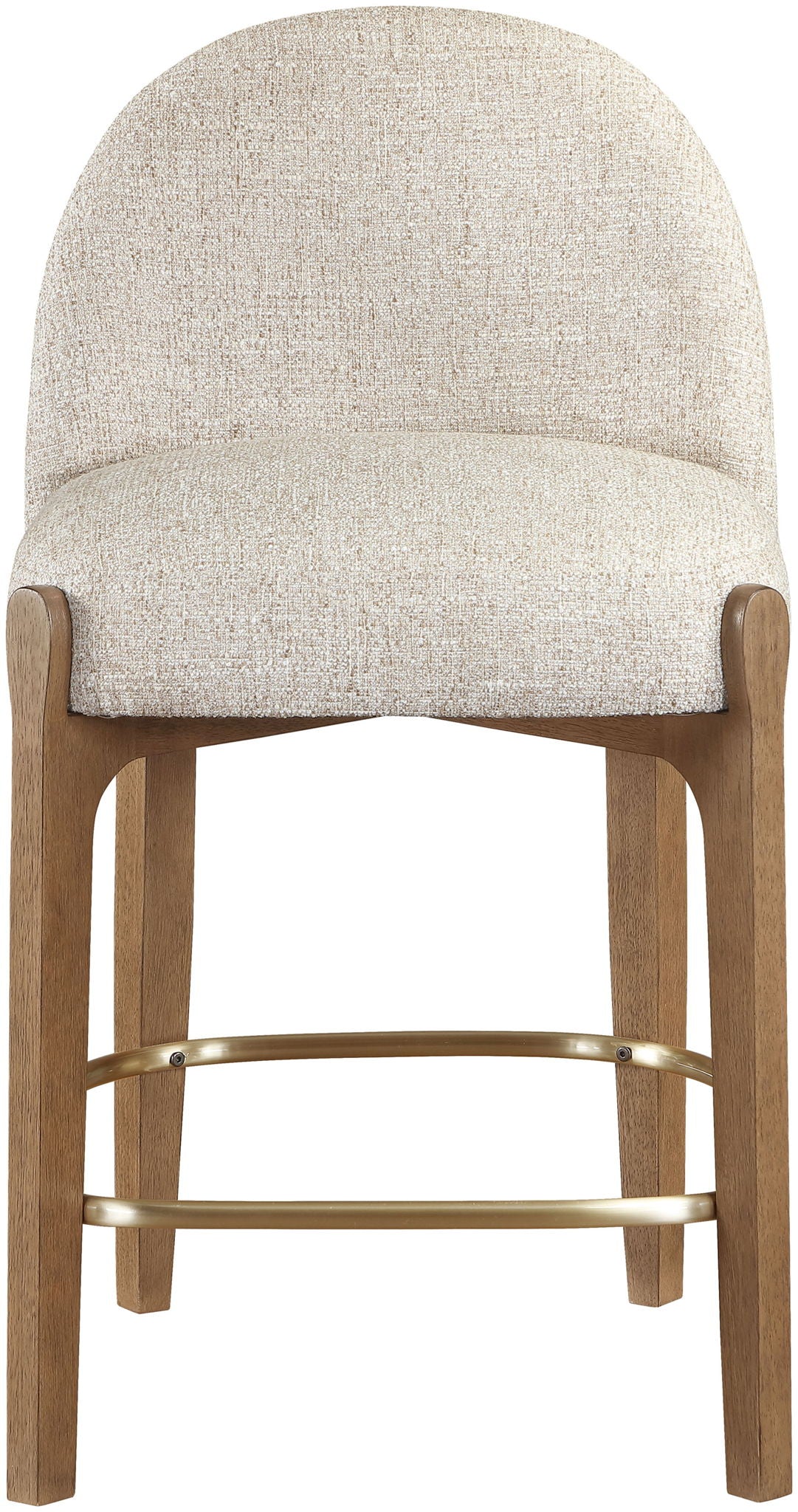 Torino - Counter Stool With Brushed Brown Base