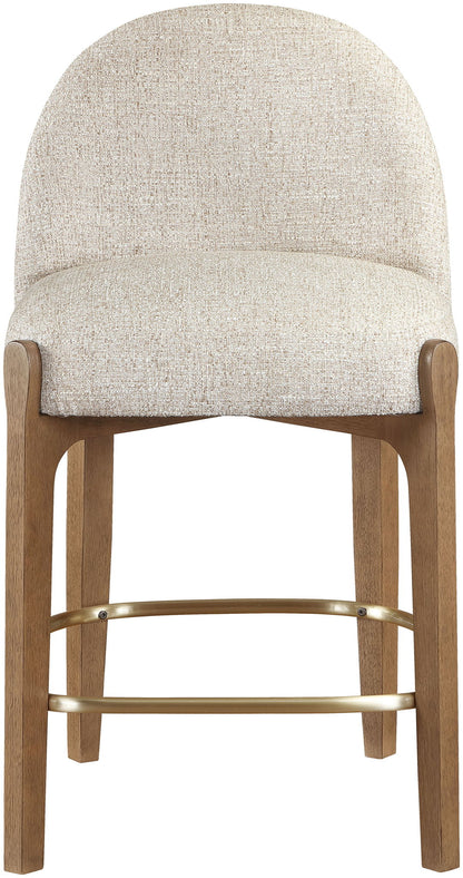 Torino - Counter Stool With Brushed Brown Base