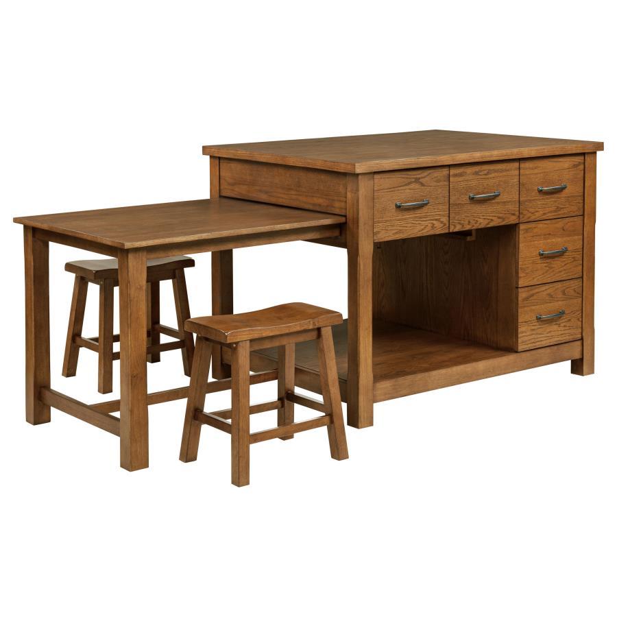 Mayfair - 2 Pieces Stool, Box 3 of 3 - Dark Oak