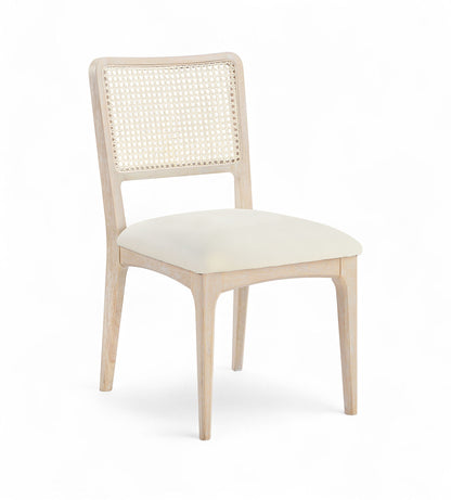 Atrium - Upholstered Seat Dining Chair With Brushed Natural Base (Set of 2)