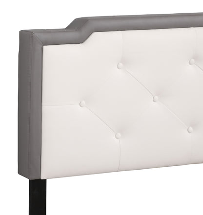 Deb - Queen Bed - Light Gray