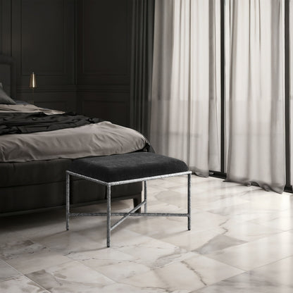 Valley - Bench With Silver Frame