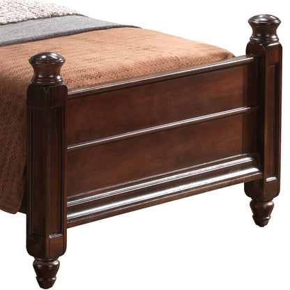 Twin Bed Elegant Traditional - Cappuccino