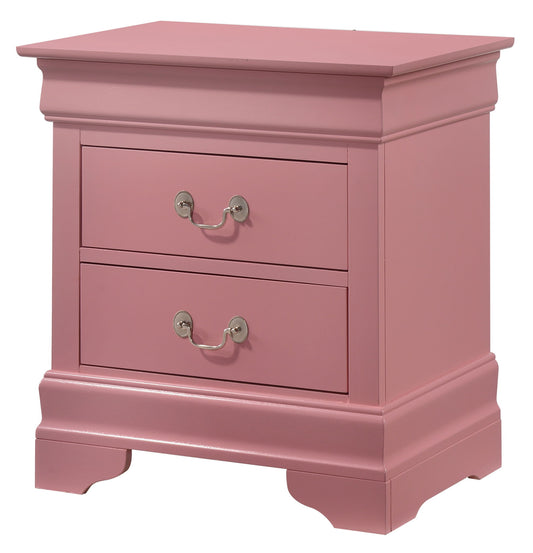 Louis Phillipe - Nightstand - Pink