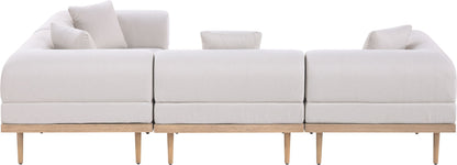 Laguna - 4 Piece 106.5" Upholstered Outdoor Patio Modular Sectional