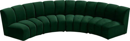 Infinity - 4 Piece Velvet Modular Sectional