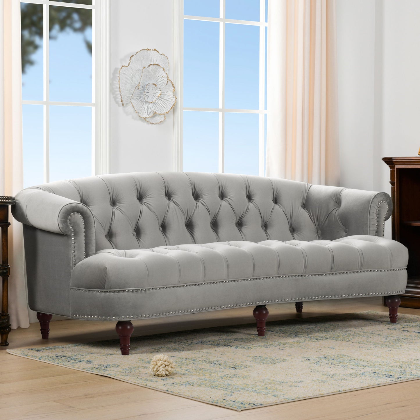 La Rosa - Victorian Chesterfield Tufted Sofa