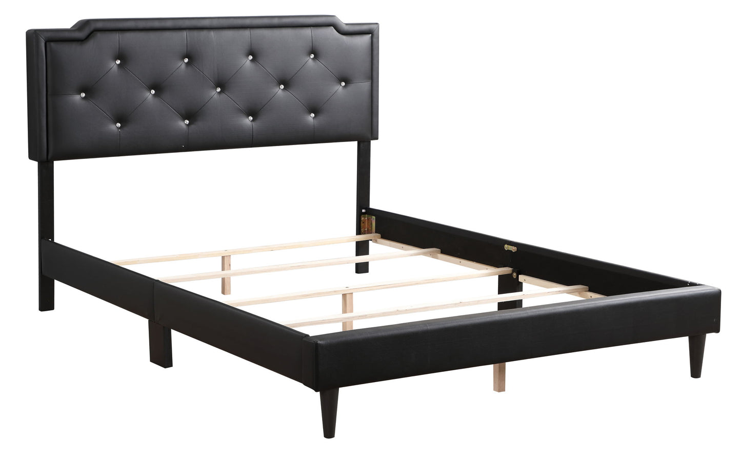 Deb - Queen Bed For Modern Bedrooms - Black