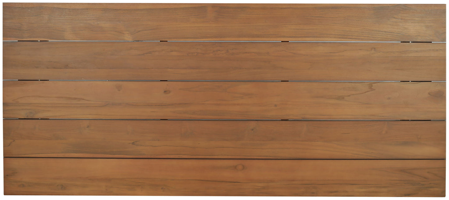 Mirella - Teak Wood 96" Outdoor Patio Dining Table - Natural