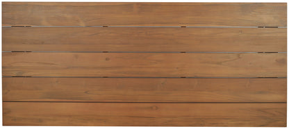 Mirella - Teak Wood 96" Outdoor Patio Dining Table - Natural