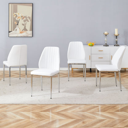 Modern Comfort Dining Chairs With Extended Backrest