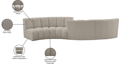 Infinity - 4 Piece Boucle Modular Sectional
