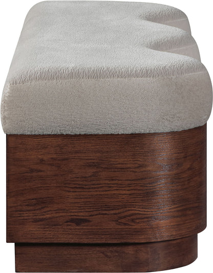 Savoy - Bench With Brown Base