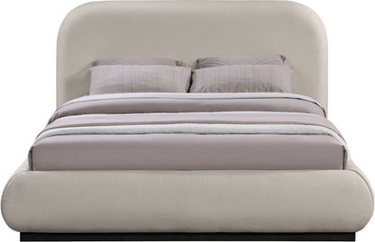 Vaughn - Chenille Bed With Black Base