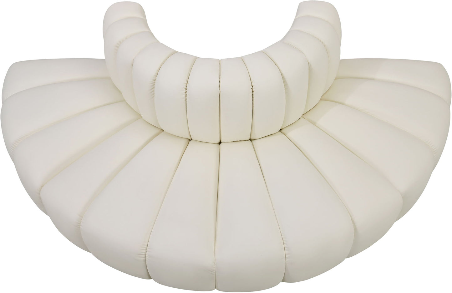 Arc - Faux Leather 4 Piece Modular Sofa