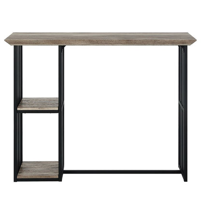 Zudora - Counter Height Table - Oak & Sandy Black