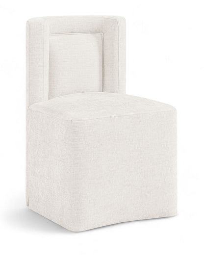 Duvina - Chenille Performance Fabric Dining Chair (Set of 2)