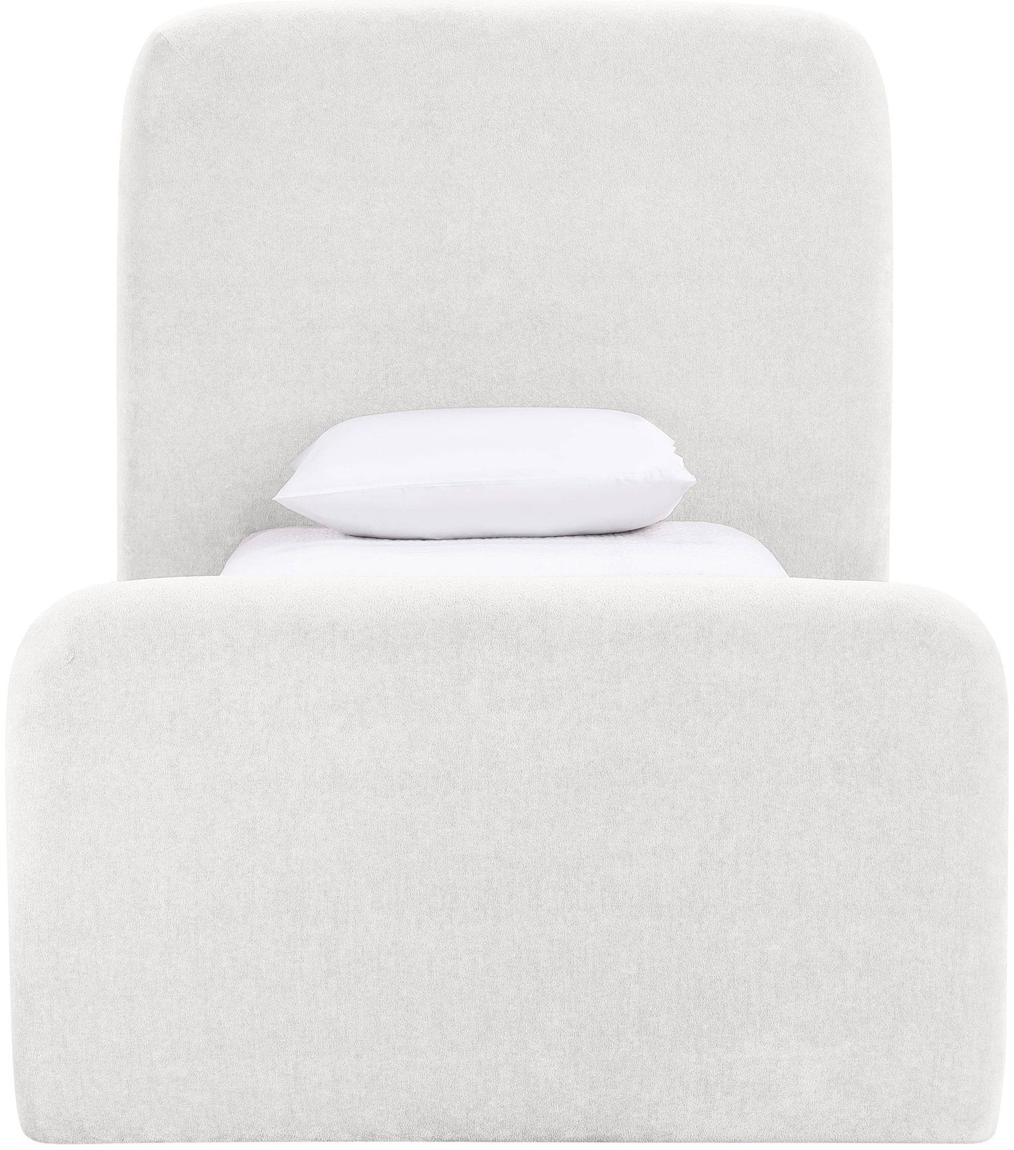 Fira - Chenille Fabric Upholstered Bed