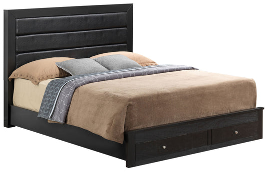 Queen Storage Bed For Modern Spaces - Black