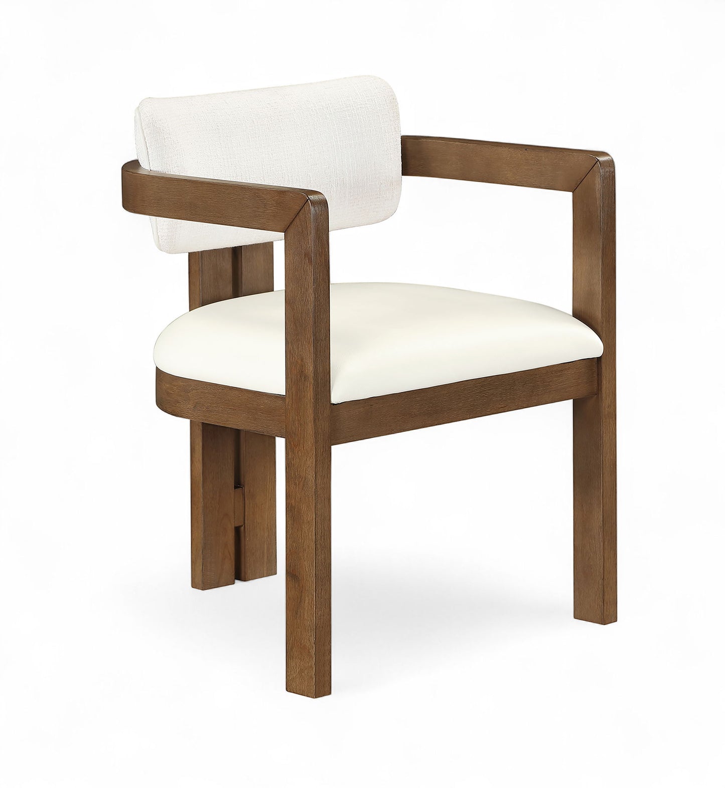 Ravina - Upholstered Dining Chair With Stained Brown Base (Set of 2)