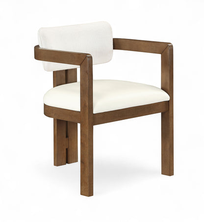 Ravina - Upholstered Dining Chair With Stained Brown Base (Set of 2)