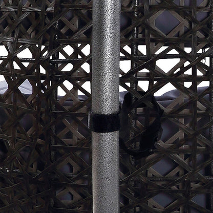 Vasant - 52" Hanging Chair - Fabric & Wicker