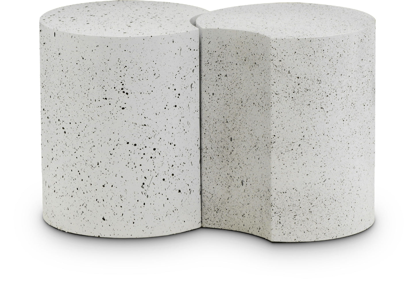 Dimple - End Table - Terazzo Finish