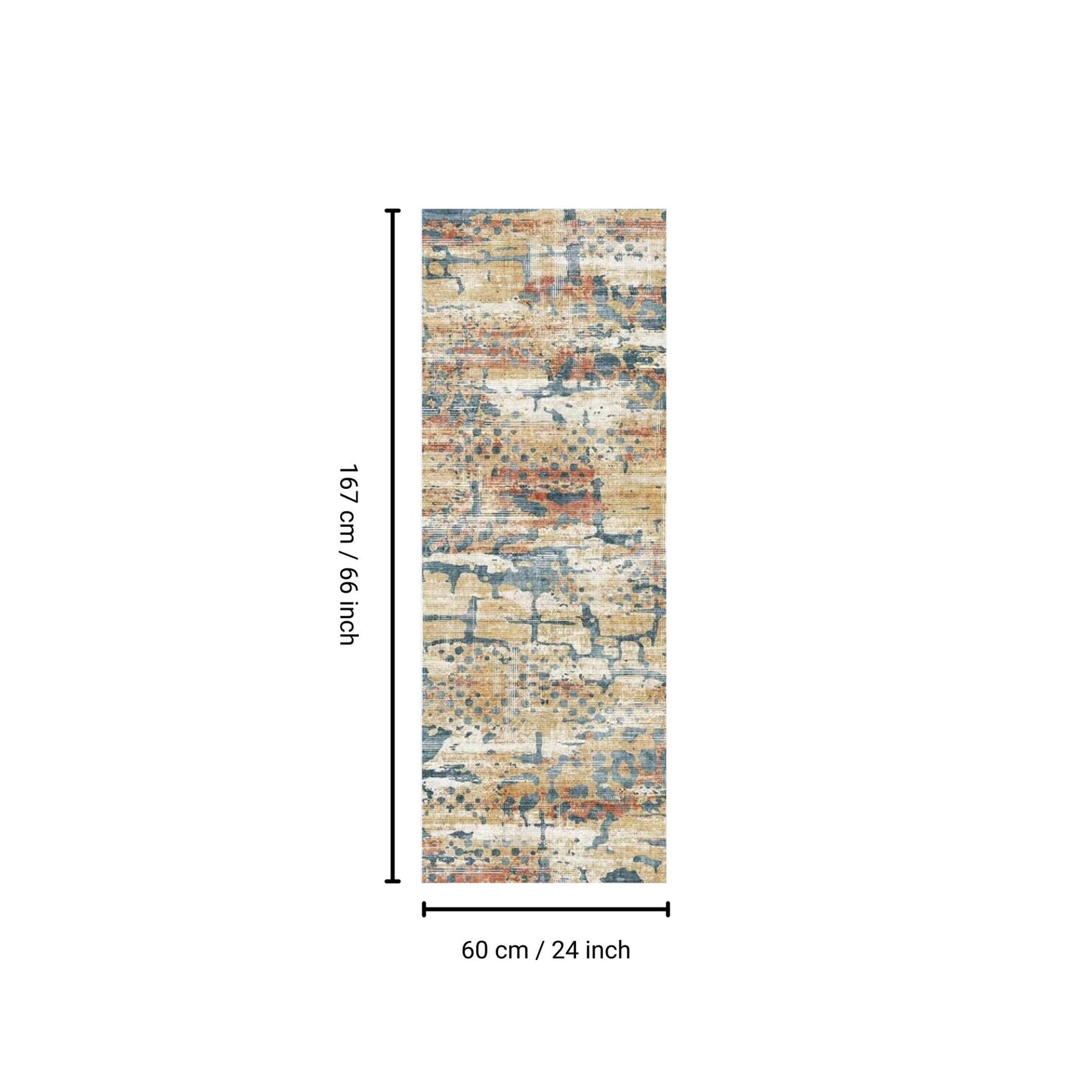 Fenix - 24" X 66" Runner Rug - Ivory / Multi