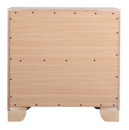Contemporary Nightstand With Versatility - Pearl