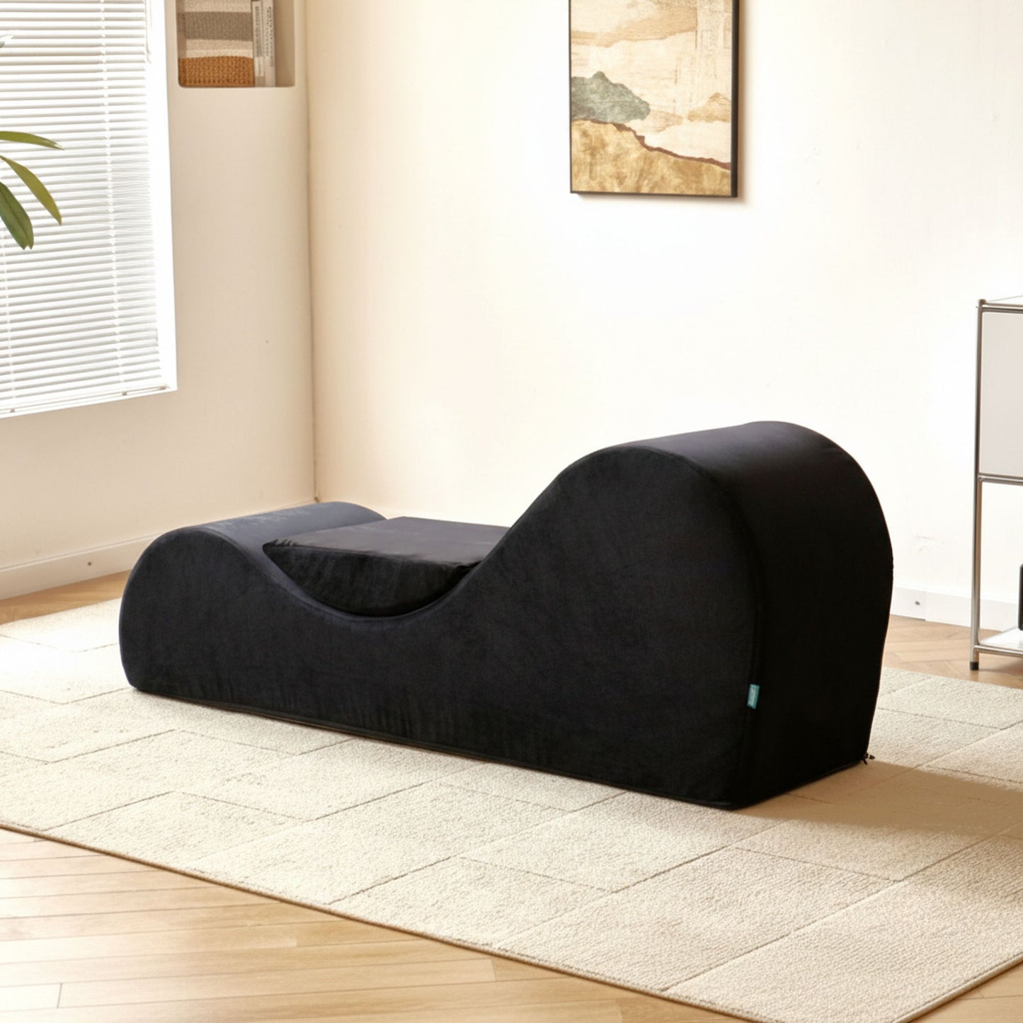 Solace - Chaise Lounge Chair Relaxation, Ergonomic Design With Soft Yet Firm High Density Foam Core