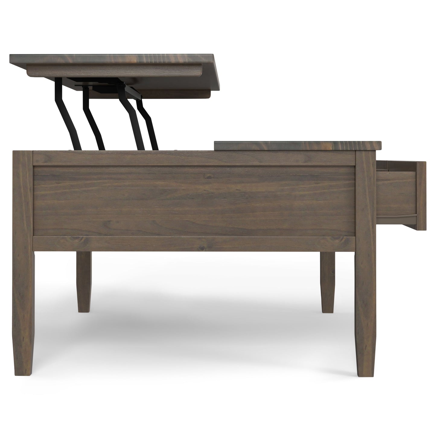 Ela - Lift Top Coffee Table - Smoky Brown