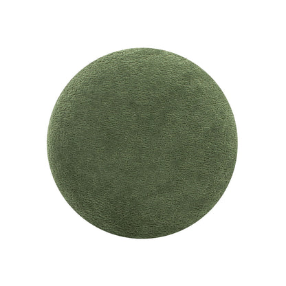 Fuji - Mushroom Footstool Ottoman - Moss Green