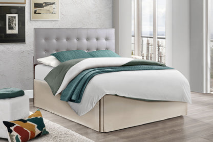 Stylish Casual Headboard - Light Gray
