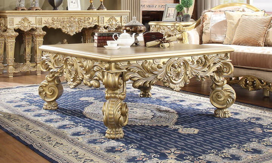HD-8086 - Coffee Table - Bright Gold