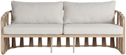 San Pietro - Resilient Waterproof Fabric 90.5" Upholstered Outdoor Patio Sofa