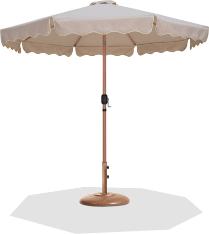 Amalfi - Patio Umbrella - Light Brown Base / Light Brown Pole