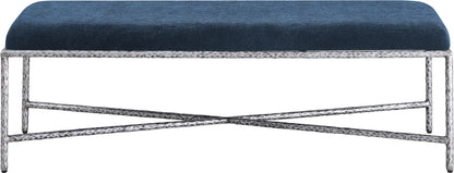 Valley - Bench With Silver Frame
