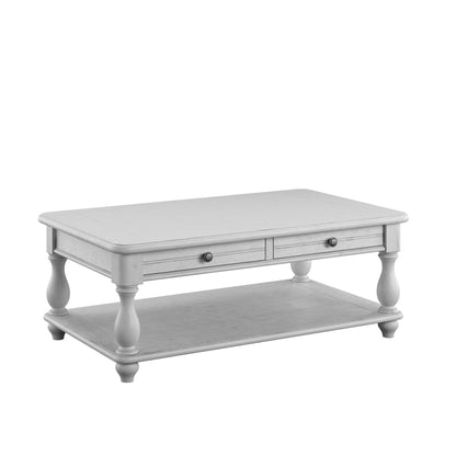 Cocktail Table - Gray - Solid Wood